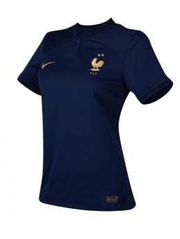 Frankrike Replika Hemmakläder Dam VM 2022 Kortärmad
